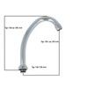 High Upright Tap Spout for Mixers Chrome-Plated / Type 130