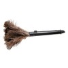 Mumusuki Feather Duster, Natural Ostrich Feathers for Dusting Contoured for
