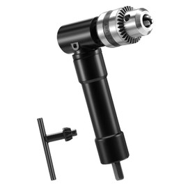 HSEAMALL Right Angle Drill Attachment, 90-Degree Chuck, 1-10mm Range, 8mm Hex Shank