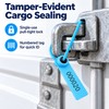 Numbered Plastic Security Seals for Cargo & Shipping – 100-Pack,
