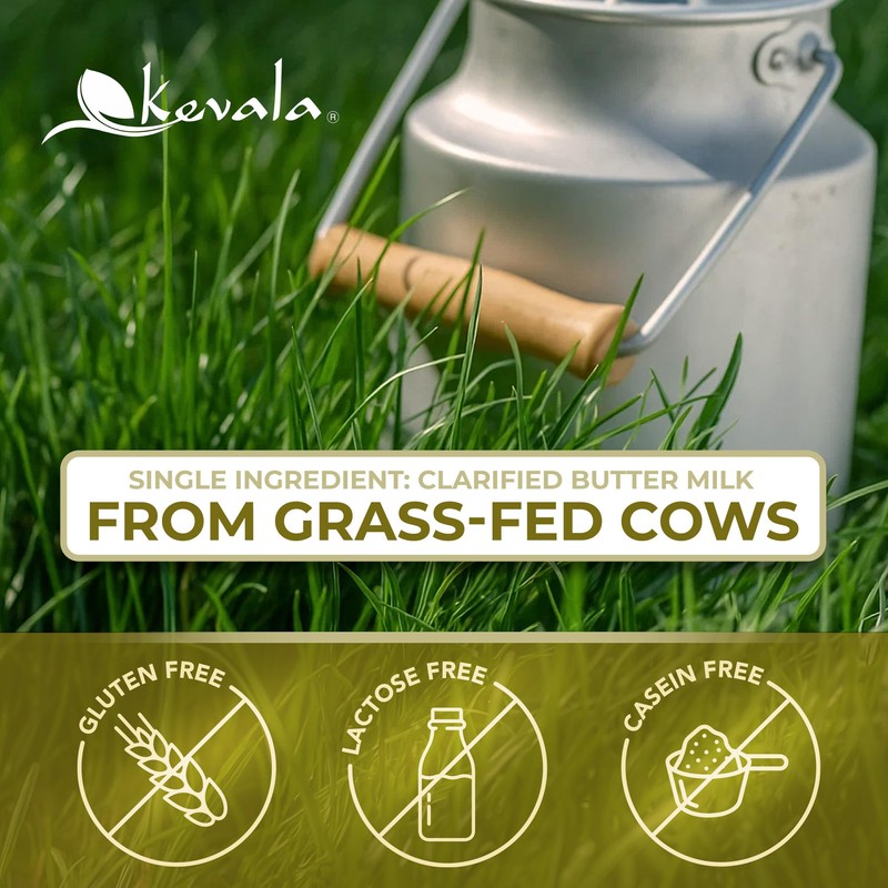 Kevala Avocado Ghee - Made with Grass Fed Cows’ Milk,