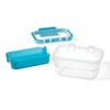 Starfrit Easy Lunch Rectangular 2-Tier Snack Container - Removable Tray