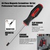 Screwdriver Set, 44 Pieces Magnetic Screwdriver Set Including Slotted, Phillips,