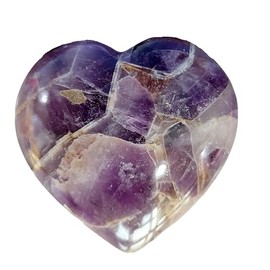 Amethyst Heart Healing Stone Palm Pocket Stones Love Gemstone Crystal Worry Stones Gifts for Mom Mother's Day Gift for Her
