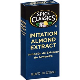 Spice Classics Imitation Almond Extract, 1 fl oz (Pack of 6)