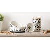 Bone Dry Dog Bone Ceramic Pet Bowl & Canister, Large,