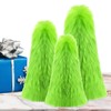 Lime Green Christmas Tree | 3X Lime Green Christmas Ornaments,Whimsical
