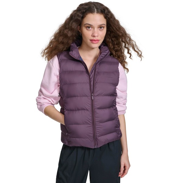 Champion Women's Quilted Packable Puffer Vest, Plum Perfect