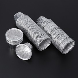 Ounona 100 pcs Oeuf Moule ¨¤ Tarte Mini Cupcake Cookie Moule ¨¤ Pudding Muffin Moules de Cuisson