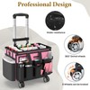 MUNNAR Cleaning Caddy with Wheels - Rolling Cleaning Caddy Bag