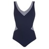 Sunflair Women's Badeanzug Basic Swimsuits, Blue (Nachtblau), 12 (Size: 42B)