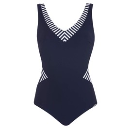 Sunflair Women's Badeanzug Basic Swimsuits, Blue (Nachtblau), 12 (Size: 42B)