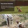 UPGRADE Privacy Fence Screen 90% Visual Blockage 6'x6' Brown Outdoor