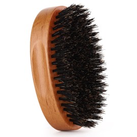 PERFEHAIR 100% Wild Natural Boar Bristle Hair Brush -Palm Handle-Firm Bristles Hairbrush