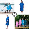 Lakeland Active Patterdale Hooded Changing Poncho Towel - Mid Blue
