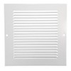 Hart & Cooley 650 Series 6" x 6" White Flat