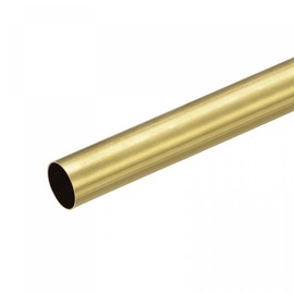 sourcing map Brass Round Tube 17 mm Outer Diameter 0.5 mm Wall Thickness 200 mm Length Pipe