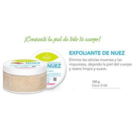 Sheló NABEL Exfoliante Facial De Nuez 100gr Renovación Celular De La Piel Elimina Células Muertas