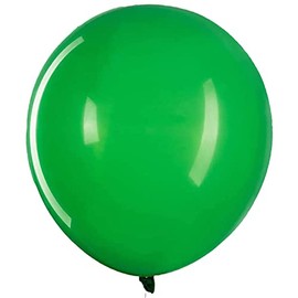 Vsosfiza Pack of 6 36 Inch Large Balloons, Green, Jumbo Green Latex Helium Balloons for Party Decoration (Diameter 45 cm)