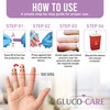 GLUCO-CARE Safety Lancets 30G x 1.8 mm, Contact Activated Lancing