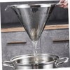 Gadpiparty 1 PC Stainless Funnel Durable Home Coffee Dripper Tea