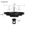 SHENGQINGTOP Heavy Duty Light Fixture Canopy Kit 5.3 Inches Diameter