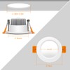 2 Inch Dimmable LED Recessed Lighting, 3W(35W Halogen Equivalent) Downlight,