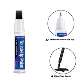 1G3 Magnetic Gray Metallic Touchup Paint Compatible with Toyota, 2-in-1 Scratch Repair Pen Exact Color Match, Car Scratch Repair Pen