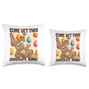Come Get This Chocolate Bunny/Sexy Easter Bunny/Funny Easter Throw Pillow