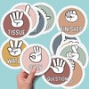 BelleAngle 12pcs Boho Seat Signals Posters Classroom Hand Signals Decors