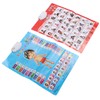 2pcs Chinese English Phonics Posters Multipurpose Fun Early Education Self