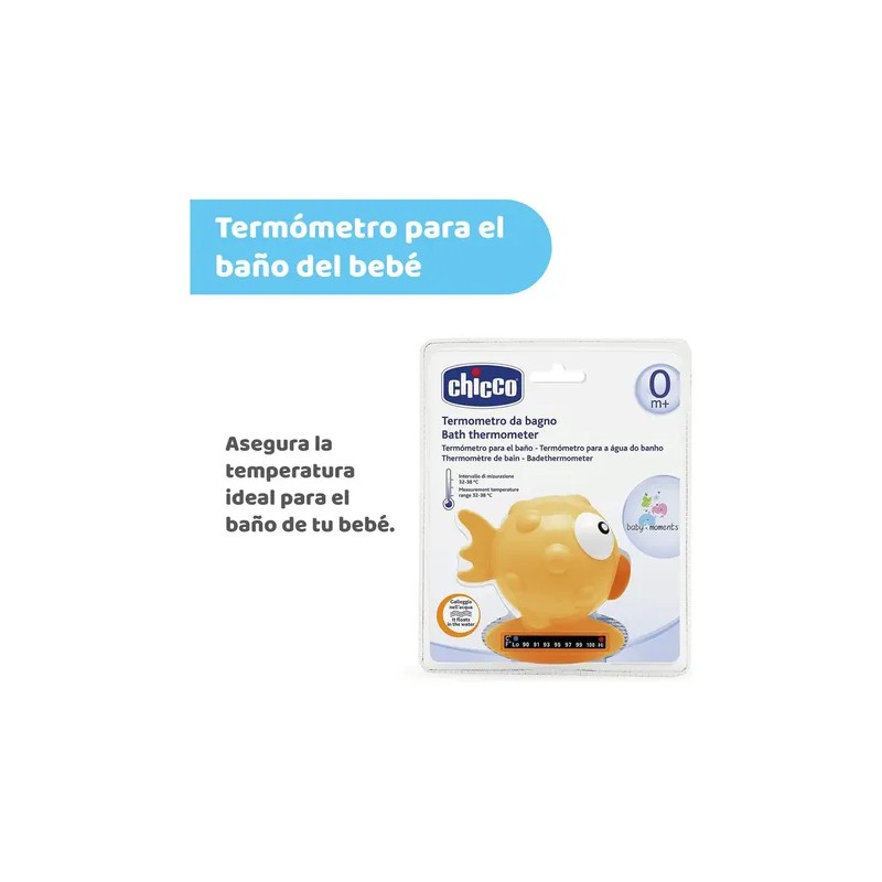 Chicco Termómetro De Pez, Color Naranja Naranja