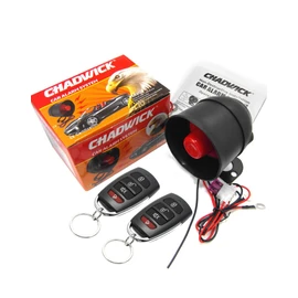 Car Horn Siren Alarm For 12V DC Car, Universal Car Alarm Security Protection System with 2 Remote Controls,Anti-theft Device,7-level sensitivity,No Thread Trimmin,Non-Destructive installation(CW-8101)