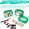 TSA Toiletry Bag, VASCHY 4 Pack Clear Makeup Bag, Water