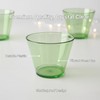 300-Pack 9oz Green Disposable Plastic Cups Cocktail Cup
