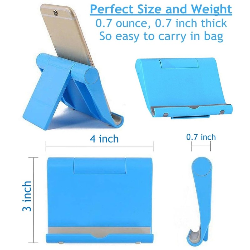 JUSDIQIR Cell Phone Stand for Desk Foldable Cell Phone Holder