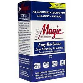 Lens Cleaning Fog-Be-Gone Towelettes 100 Per Box by Magic Safety - MS93160