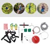 YIYIBYUS Ziplines Kits for Backyard, 160FT Zip Line Kit with