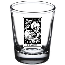GIFTS INFINITY Tarot Card - 24 Major Arcana Cards Available 1.5oz Shot Glasses (The Lovers)