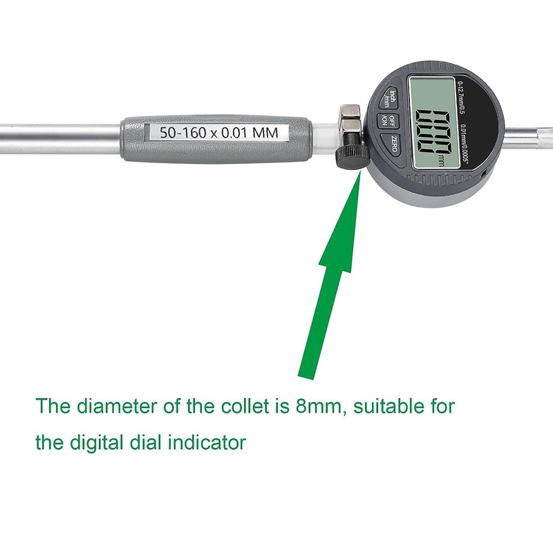 HDLNKAK Digital Dial Indicator Bore Gauges (2"-6"/0.0005"), Engine Cylinder Measurement
