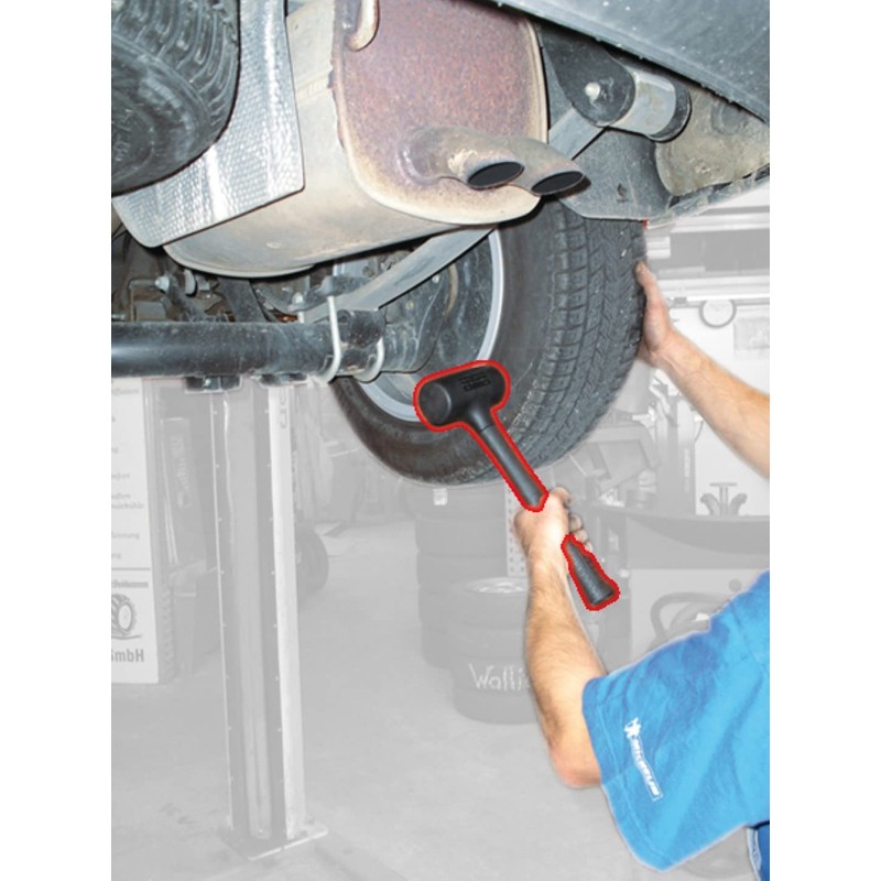 KS Tools 140.5254 Dead blow mallet, 560g