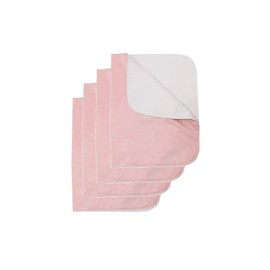 Platinum Care Pads™ Washable Bed Pads/Chair Pads for Incontinence - Size 18x24 - Pack of 4 (Pink)