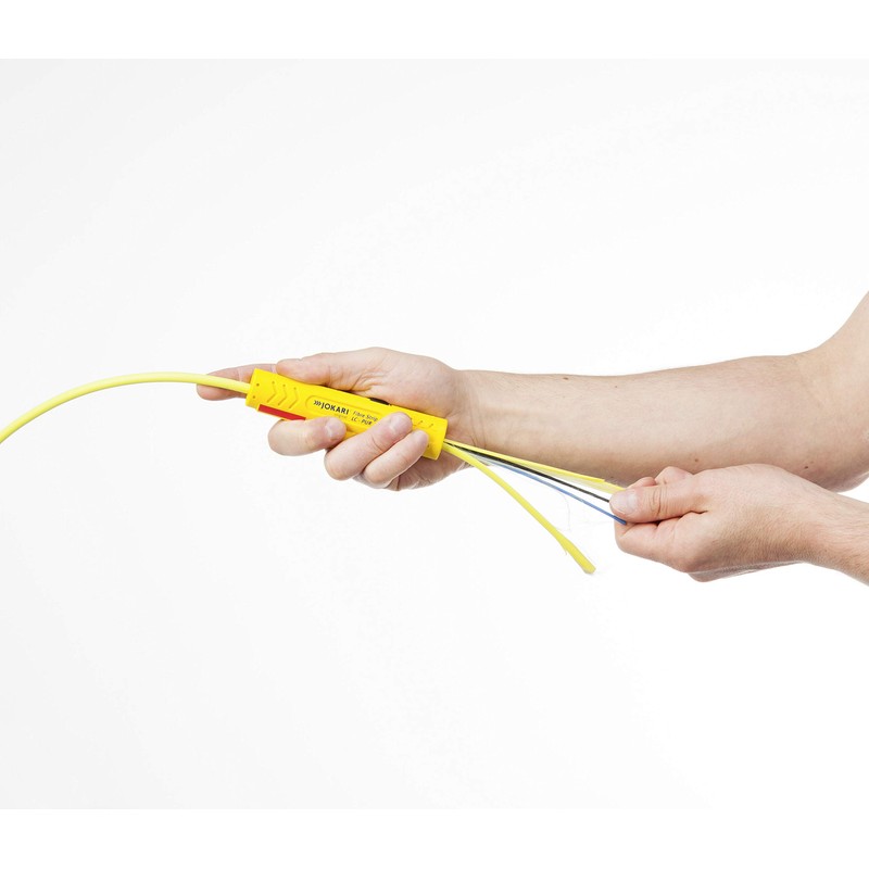 Jokari 30810 Stripper for Fibre Optics PUR Cable - Multi-Coloured