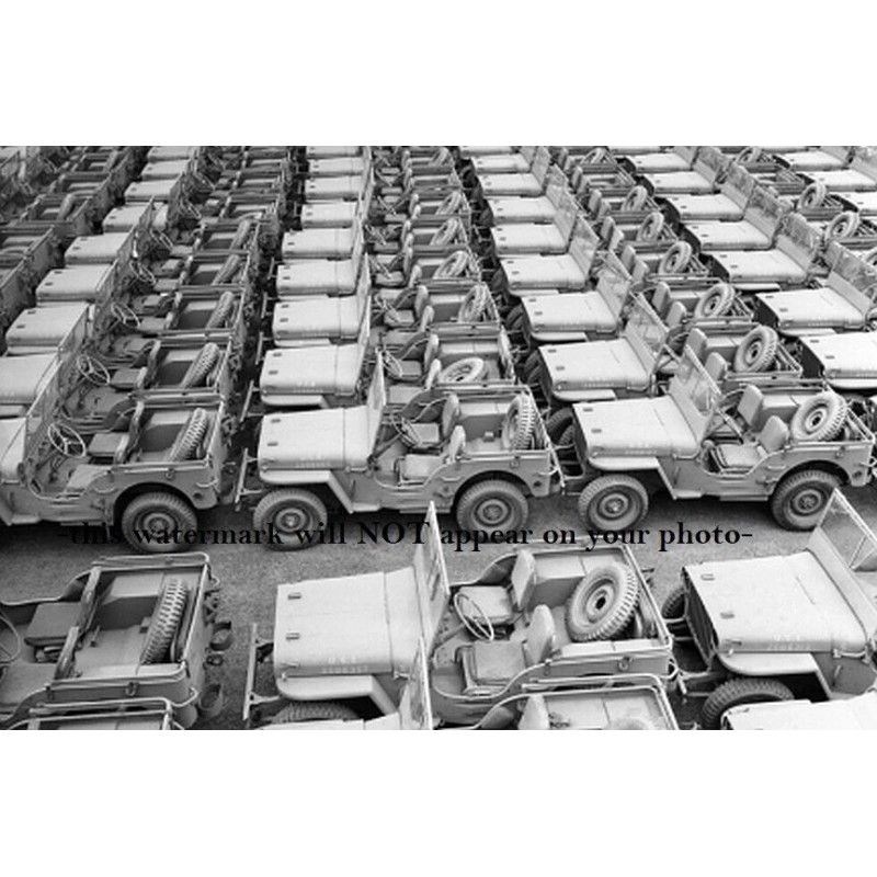 US Army Jeep Factory PHOTO Jeep Willys Ford Military Vehicle