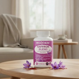 90mg Azafrn Puro Orgnico Saffron Blend 60 Capsulas Saffron Suplemento De Mezcla De Azafrn Para Mujeres Cpsulas De Azafrn, vitamina b6, Magnesio Y...  