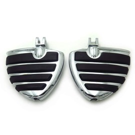 SMT- MT312-G+PA007 -Wing Mini Floorboard Compatible With 2001-2015 Honda GL1800 & F6B Models (Front) [B07QX95DQ2]