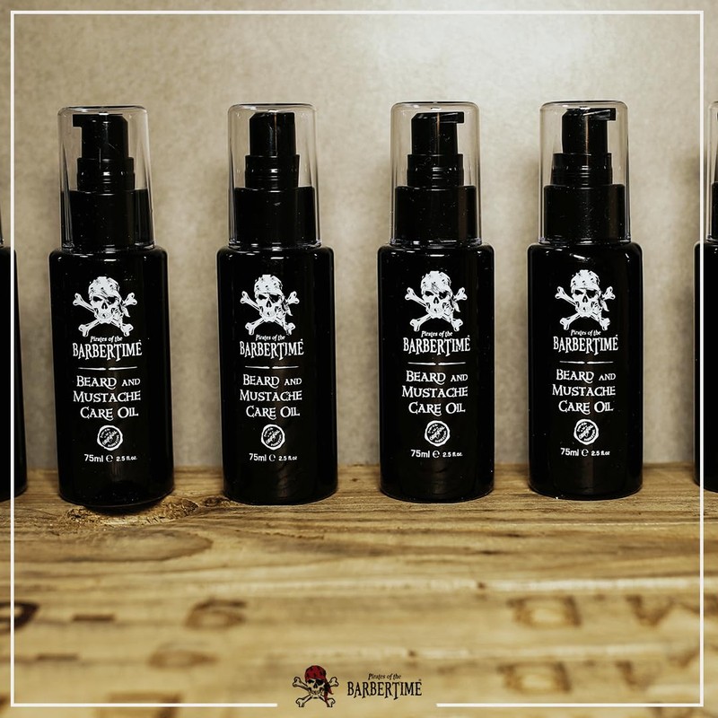BARBERTIME Beard and Mustache Care Oil | Mens Moisturizes &