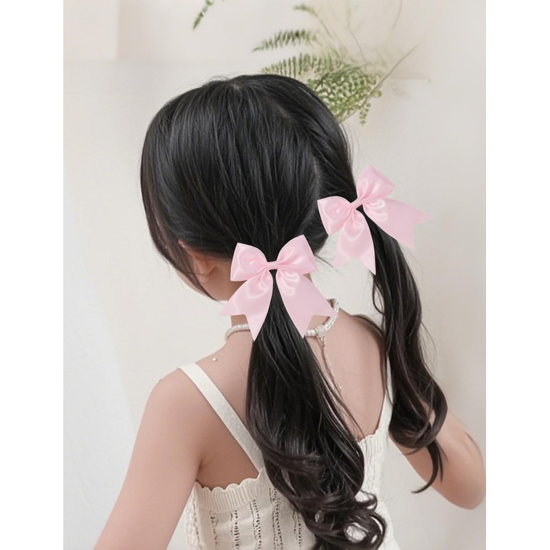 GFun リボン ヘアゴム ヘアリボン 子供 キッズ 小さめ 2個セット 髪飾り ヘアアクセ