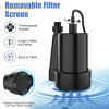 1/3 HP 2400GPH Portable Utility Pump Thermoplastic Sump Pump with