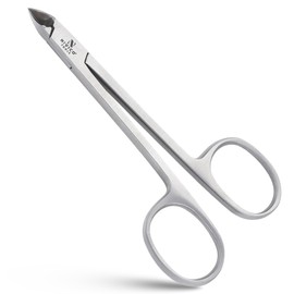 Nail Cuticle Trimmer 10cm, 5mm Tip, Cuticle Nippers with Rings, Satin Finish Corner Cuticle Cutter & Professional Cuticle Remover Tool.